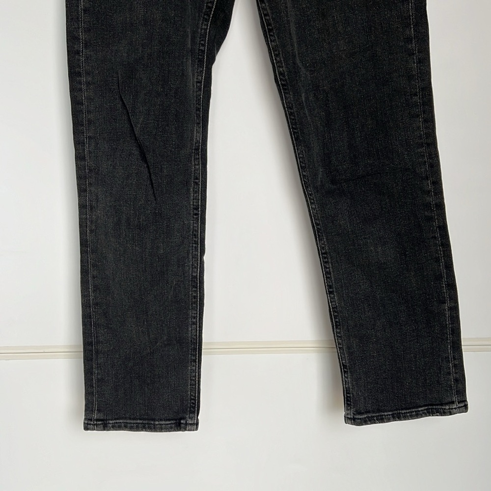Zara Black Grey Denim Jeans Size 2 - Picture 4 of 8